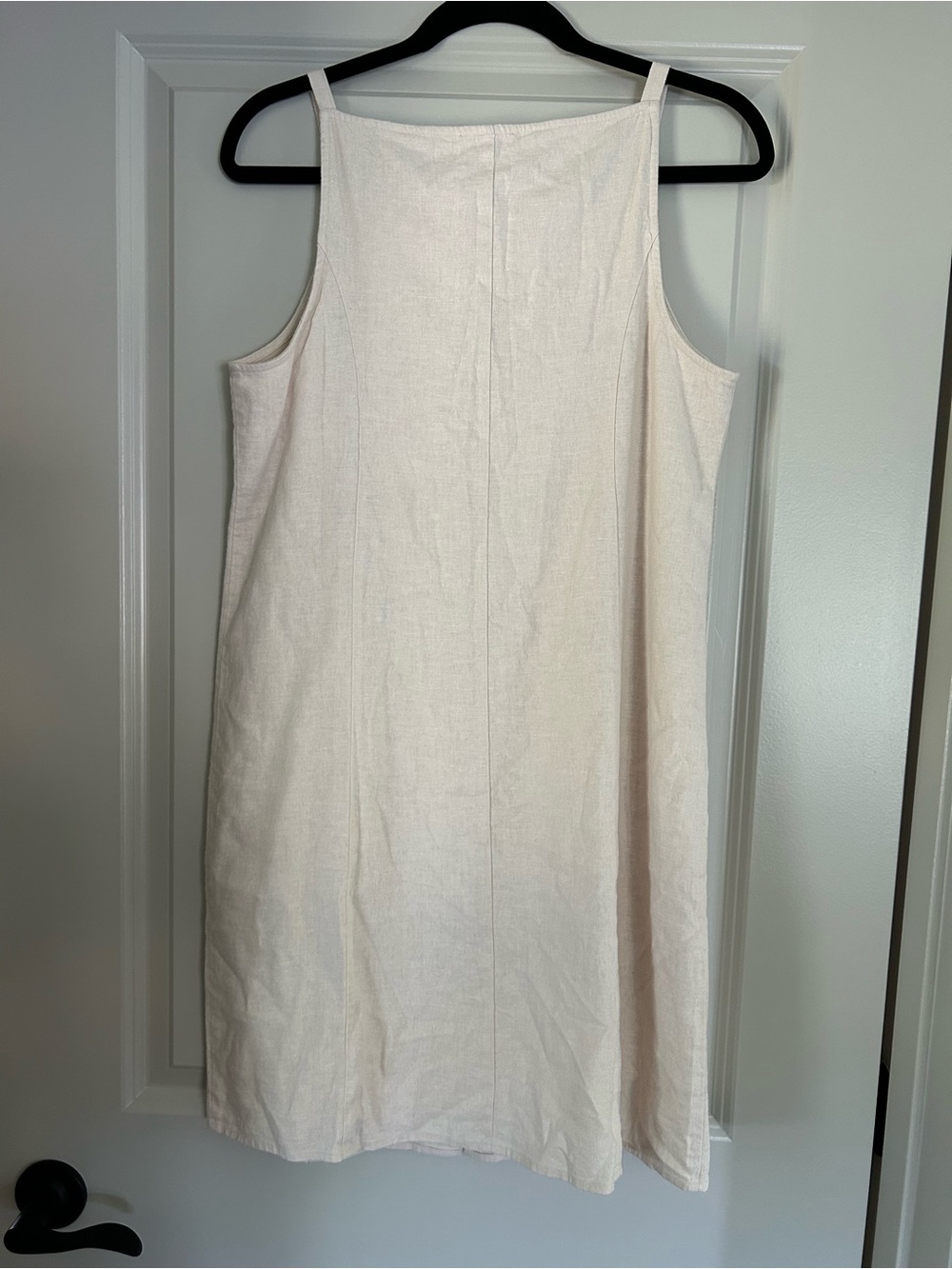 NWT - LOFT Linen Blend Button-Front Dress - Picture 2 of 6